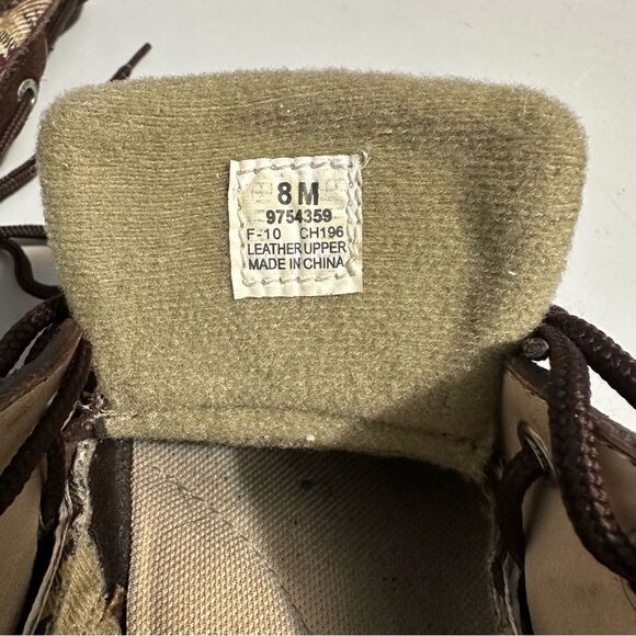 Sperry brown plaid Boat Shoes size 8 - Picture 5 of 5